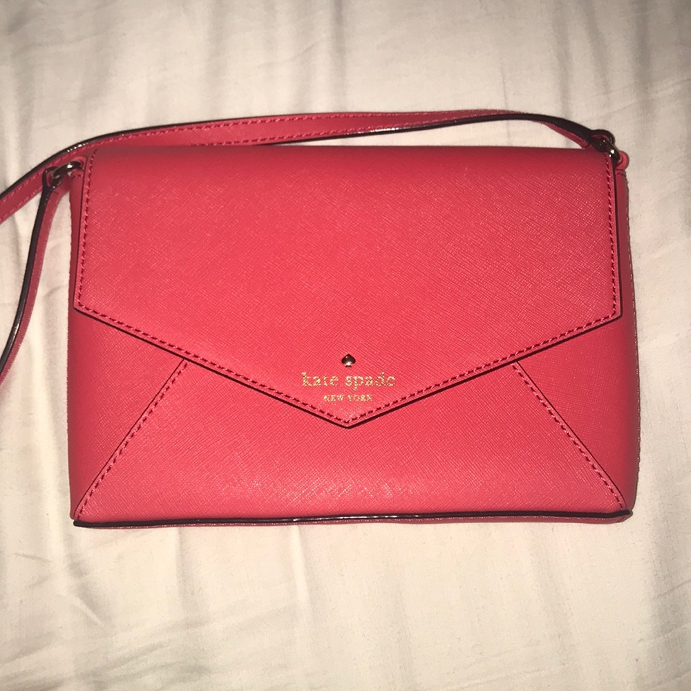Pink kate spade cross body bag